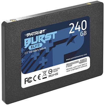 Patriot Memory BURST Elite 2.5 240 GB Serial ATA III (PBE240GS25SSDR)