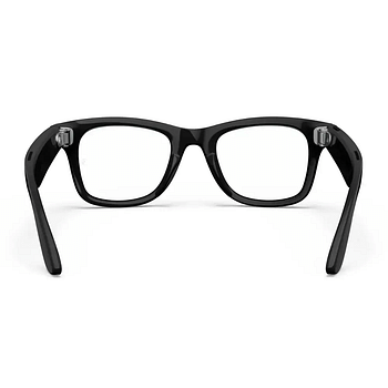 Rayban Meta Wayfarer Sunglasses Shiny - Black / Clear