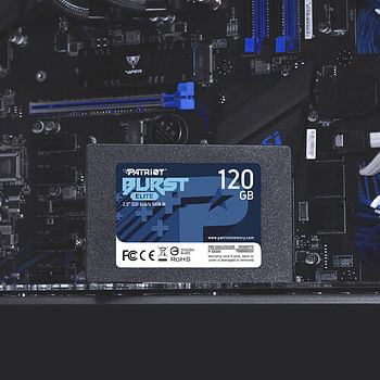 Patriot Memory Burst Elite SATA 3 120GB SSD 2.5" Solid State Drive (PBE120GS25SSDR)