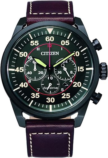 Citizen Eco-Drive Men's Chronograph Watch CA4218-14E - Black