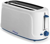 SUPER GENERAL 4 Slice Plastic Toaster SGT840D - White, Blue