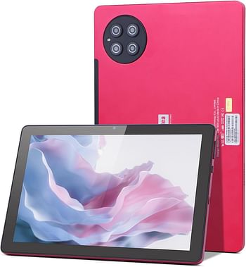 C idea 10 inch Tablet, Android 12.0 Tablet 8GB RAM+512GB ROM Storage 8MP+13MP Cameras 10000mAh Battery Dual SIM Slot 800x1280 IPS HD Touchscreen Tablet PC with Case&Keyboard/WIFI/5GLTE CM7800(Red)