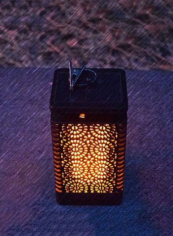 SolarLantern Hanging Outdoor Hanging Solar Garden Lights Decorative Retro Waterproof Solar Lamp for Patio Yard Pathway Terrace