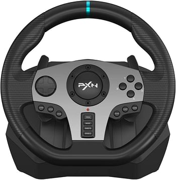 PXN V9 Racing Wheel Steering Wheel 270°/ 900° PS4 Steering Wheel Dual Motor Feedback Driving with Pedals and Shifter game racing wheel