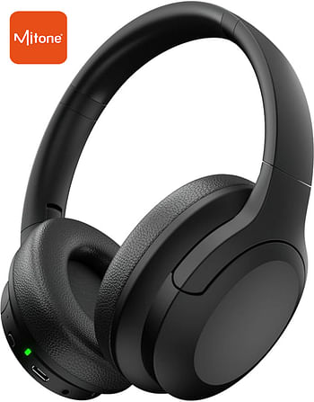 Mitone True Wireless ANC Headphones - Active Noise Cancelling - Bluetooth 5.1 - Over 35 Hours Use - Noise Reduce 25db - Hi-Fi Audio Sound - USB-C Fast Charging