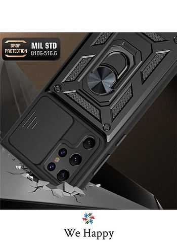 Samsung Galaxy S23 Ultra Mobile Cover Durable Shockproof Military Magnetic Protection Phone Case