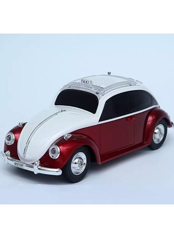 Beetle Car Speaker Bluetooth Portable Speaker with LED Lights - Bluetooth Speaker, Wireless/Cordless with Great Sound Quality & Unique Design (Multicolour)