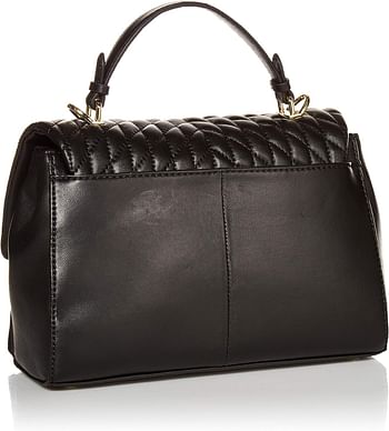 Karl Lagerfeld Paris womens Lucien SATCHEL, Blk/Gold, One Size US