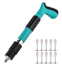 Manual Steel Nails Gun Tool, Concrete Nail Gun, Mini Portable Nail Shooting Machine with 10 Nails