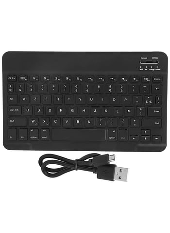 Keyboard, French English Portable Slip Resistant Panel Tablet Keyboard for Home Office for Phone