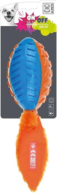 M-PETS On/Off Shelly Blue & Orange Dog Toy