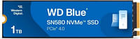 Western Digital SSD SN580 NVMe  (WDBWMY0010BBL-WRWM) 1TB - Blue