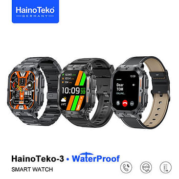 HainoTeko-3 smart watch 3 pairs strap