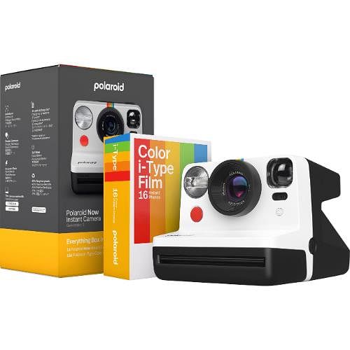 Polaroid Now Gen 2 Instant Camera Accessories Everything Box - Black, White