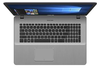 Asus VivoBook Pro 17 (X705UNR ) - 17.3 Inch Full HD (1920 *1080 ) Display 8th Generation Intel Core i7-8550U Processor +1tb HDD (Dual Storage ) - Intel UHD Graphics 620 + NVIDIA Geforce MX150 (DDR5 2GB )- US Backlit Keyboard - Win 11 Home - 512GB NVMe SSD