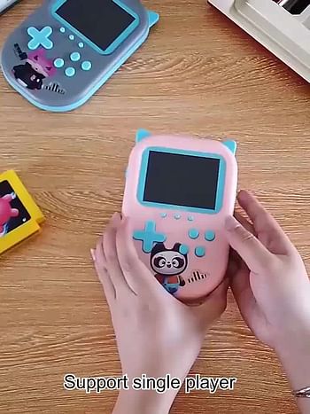 A11 Cat Ear Handheld Game Console with Power Bank Function 3.5 Inch Screen 500 in 1 Games Retro Classic Gaming Console