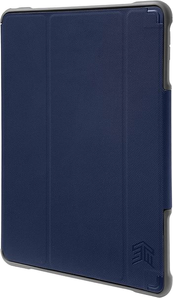 Stm Dux, Rugged Case For Apple Ipad 6Th/5Th Gen (9.7 Inch) - Magnetic Closure-To-Stand, Sleep/Wake Cover, Mil-Spec Drop Tested And Water Resistant - Midnight Blue (Stm-222-160Jw-04)