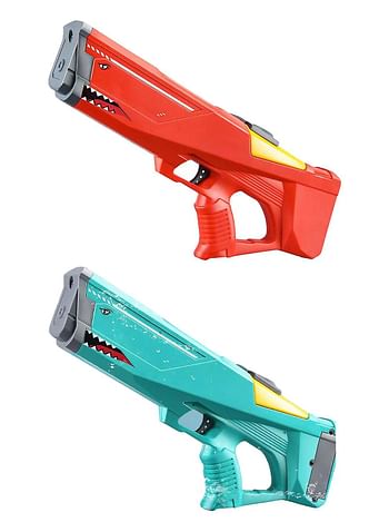 Electric Water Gun for Kids Adults, Excellent Range 15M, Rechargeable Automatic Water Gun Outdoor Water Toy for Kids - Multicolour