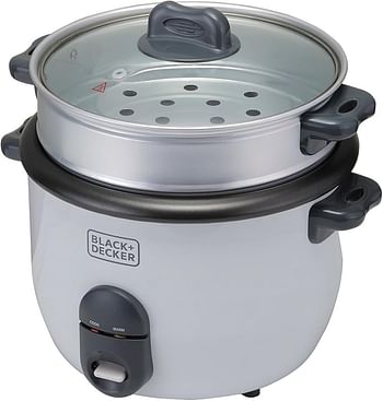 Black & Decker 1.8 Liter Rice Cooker - RC1860 - White