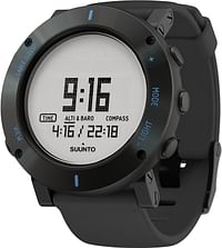 Suunto Mens Quartz Watch, Digital Display and Silicone Strap S-SS021372000