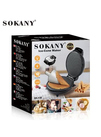 Sokany SK-135 Electric Ice Cream Cone Maker Waffle Cone