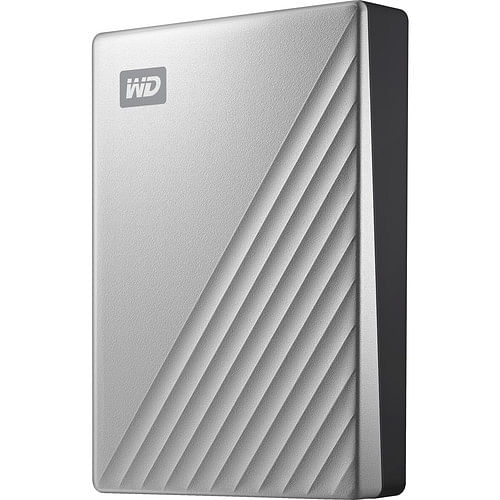 Western Digital My Passport Ultra Hard Drive 5TB For Mac Portable (WDBPMV0050BSL-WESN) Silver