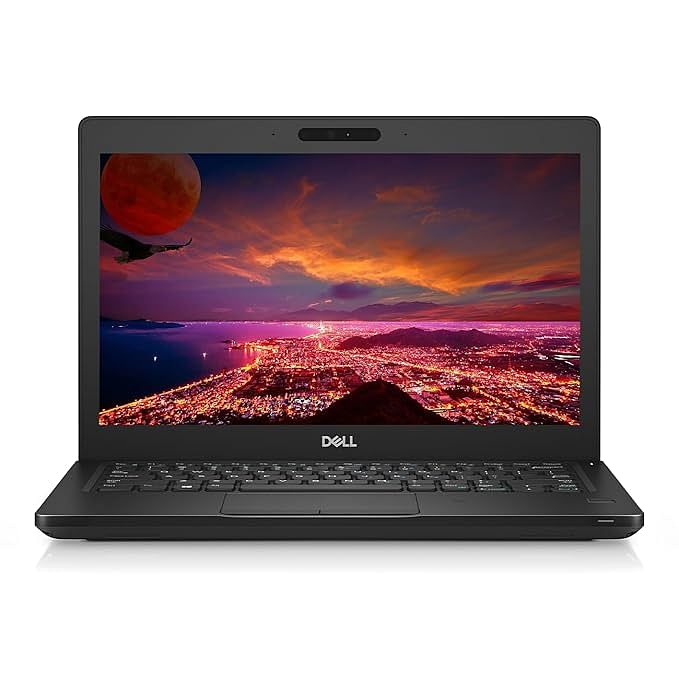 Dell Latitude 5290 2018 12.5 Inch (31.8 cm) HD Display 8th Generation Intel Core i5 Thin & Light HD Laptop Windows 11 MS Office Wi-Fi BT Intel UHD Graphics 256GB SSD - 8GB DDR4 RAM - Black