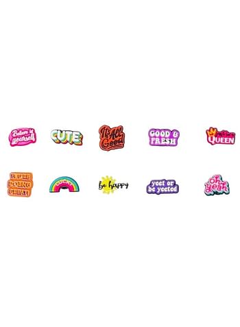 10Pcs Cute TV Festival Comedy Cartoons Characters Shoes Charms for Girl Woman Clog Slides Sandals Decorations Accessories for Bracelets Party Favors-Random