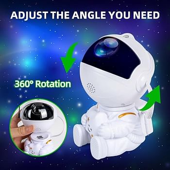 Galaxy Projector,Star Projector Galaxy Light, Night Light for Kids Bedroom Ceiling Gaming Room Decor, Mini Cute with Remote Control, Sky Starry Nebula Aurora Lamp