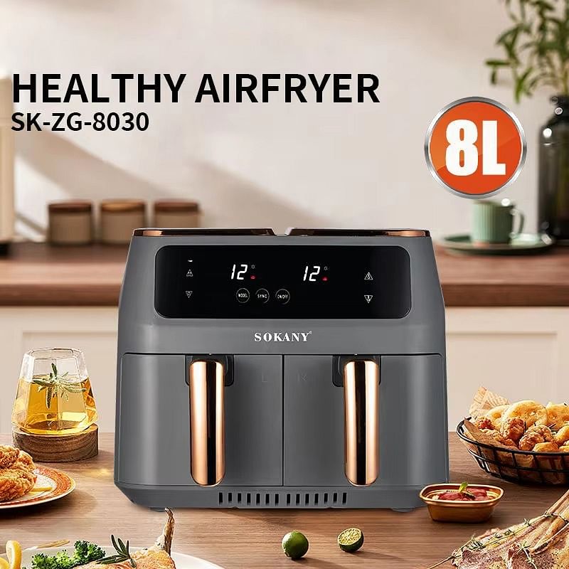 SK-ZG-8030 household air fryer use 8l large capacity touch type 2800w strong power multi-function electric mini oven