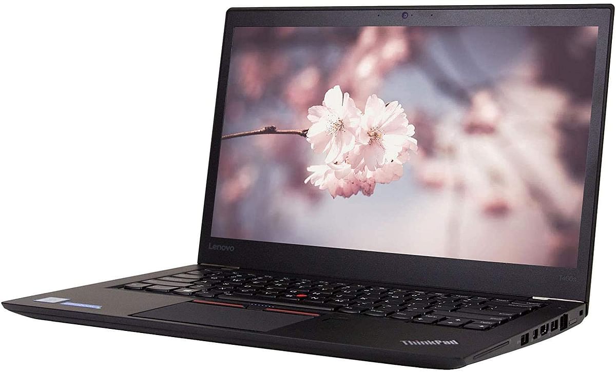 Lenovo ThinkPad T460s 14 inches Laptop, Intel Core i7, 6th Gen 8GB RAM, 256GB SSD, Win10 Pro - Black