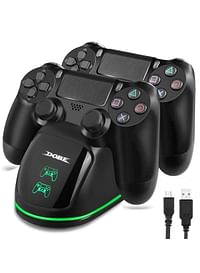 Dobe Dual Controller Charging Station for PS4 Fast Dual Charging Dock with LED Indicator