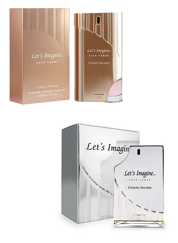 Chris Adams Lets Imagine Perfume Combo for Men and Women Long lasting Fragrance Eau de Parfum Perfect Gift Set for Couples