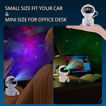 Galaxy Projector,Star Projector Galaxy Light, Night Light for Kids Bedroom Ceiling Gaming Room Decor, Mini Cute with Remote Control, Sky Starry Nebula Aurora Lamp