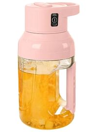 Portable Personal Juicer Handheld for Outdoors Sports and Travel USB Rechargeable Fruit Juicer 1500ml-Multicolour