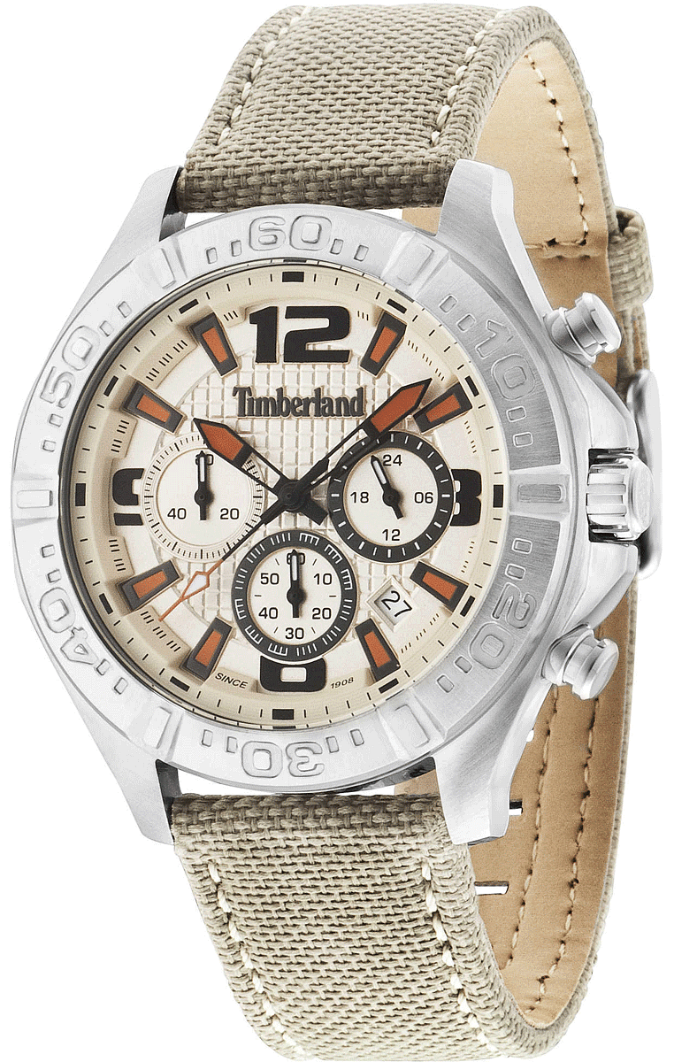 Timberland Men's Chronograph Watch TBL14655JS-07 44 mm - Beig