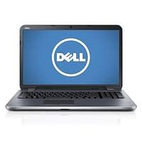 كمبيوتر محمول DELL Inspiron 17R 5737 Intel Core i7-4500U مقاس 43.9 سم (17.3 بوصة) Full HD 8 جيجا بايت DDR3 RAM/256 جيجا بايت SSD Windows 10 Pro رمادي، فضي