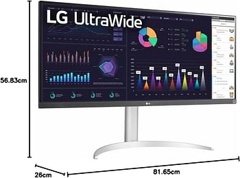 LG 34-inch  34WQ650 UltraWide Monitor | 21:9 FHD(2560 x 1080P) IPS sRGB 99%, VESA DisplayHDR™400 | AMD FreeSync™ 1ms MBR 100Hz Refresh Rate