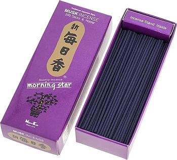 Nippon Kodo - Morning Star - Musk 200 Sticks and Holder