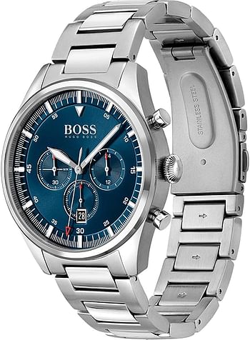 Hugo Boss Men's Blue Dial Stainless Steel Watch - 1513867