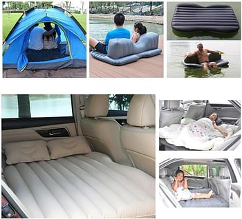 Car Travel Bed 138 * 85 45Cm Suv Air Mattresses Inflatable For Camping Children Rear Double Adjustable Sleeping Pad Airbed