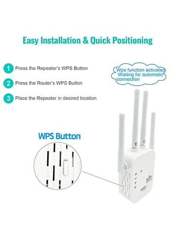 High-Performance Wireless Repeater – Extend Your Wi-Fi Coverage