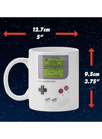 Game Boy Heat Changing Coffee Mug - For Gamers and Coffee Enthusiasts Multicolour