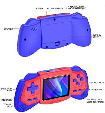 New S3 Portable Handheld Gaming Console with TV Connect Feature 𝗩𝗲𝗿𝘀𝗮𝘁𝗶𝗹𝗲 𝗚𝗮𝗺𝗲 𝗖𝗼𝗻𝘀𝗼𝗹𝗲 𝗘𝗿𝗴𝗼𝗻𝗼𝗺𝗶𝗰 𝗗𝗲𝘀𝗶𝗴𝗻 𝗟𝗼𝗻𝗴-𝗟𝗮𝘀𝘁𝗶𝗻𝗴, 𝗨𝗽𝗴𝗿𝗮𝗱𝗲𝗮𝗯𝗹𝗲 𝗕𝗮𝘁𝘁𝗲𝗿𝘆 𝗕𝗮𝗰𝗸𝗹𝗶𝘁 𝗦𝗰𝗿𝗲𝗲𝗻 Multicolor