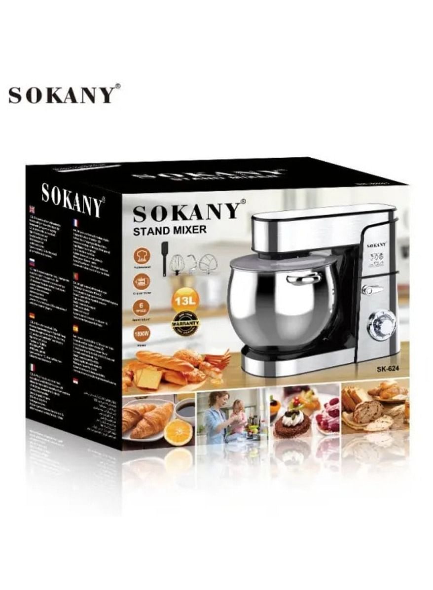 SOKANY SK-624 Multifunctional Portable Mixer Dough Mixer Dough Kneading Mixer 1800 W