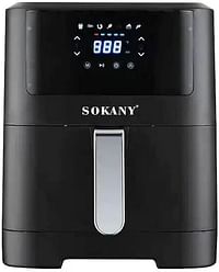 Sokany, Digital Air Fryer 8 L 2000 Watt Sk-Zg-8043 - Black