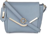 Nelle Harper Women Western Handbag With Long Strap And Magnet Closer One Size - Sky Blue