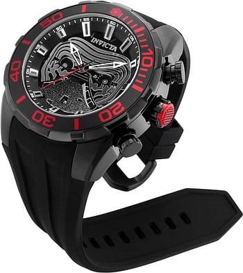 Invicta Men's Star Wars Kylo Ren 35044 Quartz Watch Diver Chronograph - Black