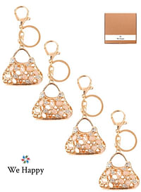 Pack of 4 Hand Bag Shape Key Ring Cute Women Fashion Bag Car Pendant Key chain