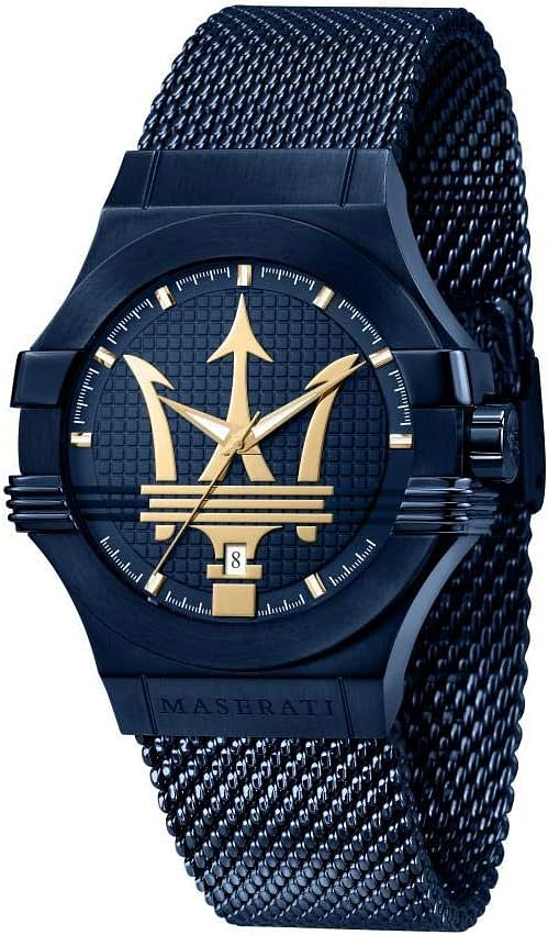 Maserati Men's Blue Edition Collection Stainless Steel Watch PVD - R8853108008 - size 42mm - Blue